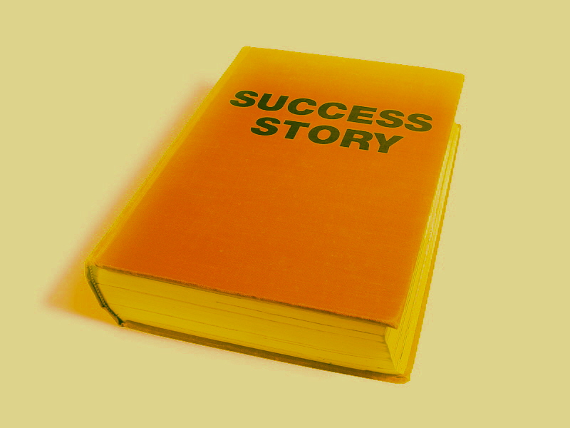 This Image contains the Success story books